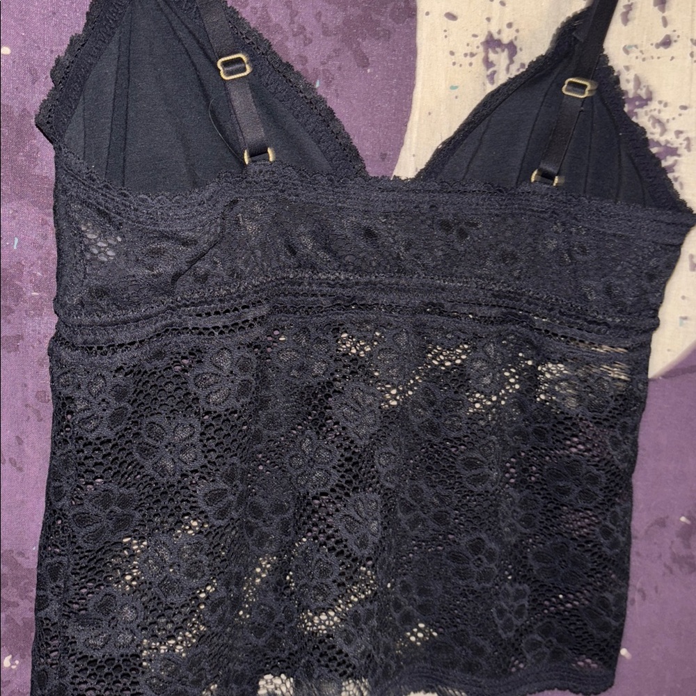 NWOT Aerie New Blooms Lace Padded
Triangle Bralette - Picture 5 of 8
